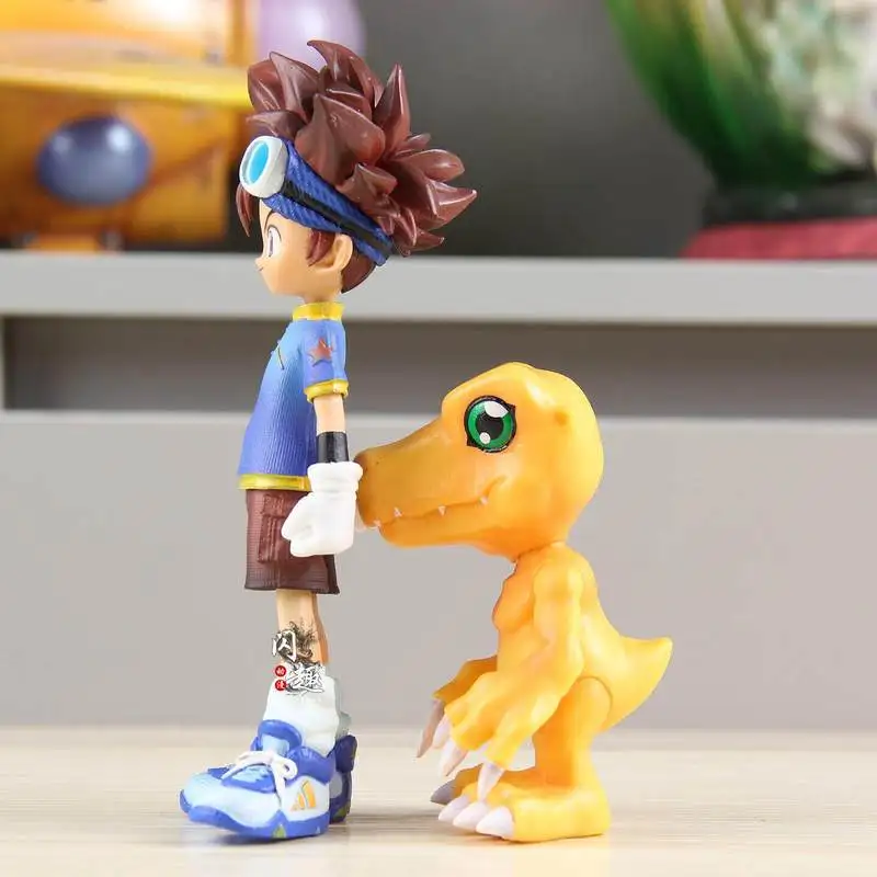 

Коллекционная фигурка Digimon Tai Kamiya Agumon (стадия развития: взрослая форма), аниме-фигурка, модель для декора рабочего стола, игрушка-сюрприз в слепой коробке, подарок для фанатов