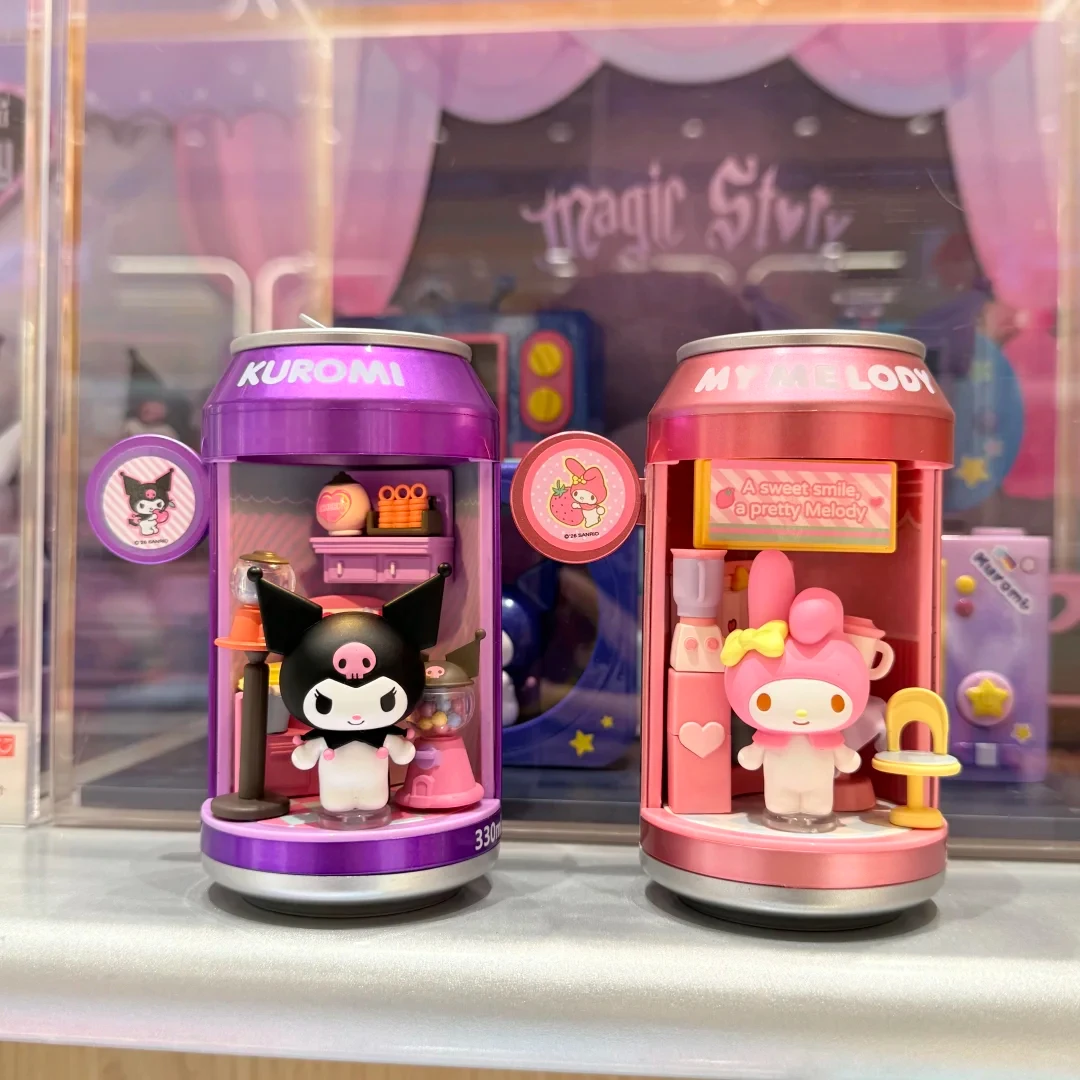 Auf Lager Original Sanrio Blind Box Soda Can Dessert Shop Serie Echte Kreative Beleuchtete Dekoration Sammlerstücke Geschenke – Detail 5
