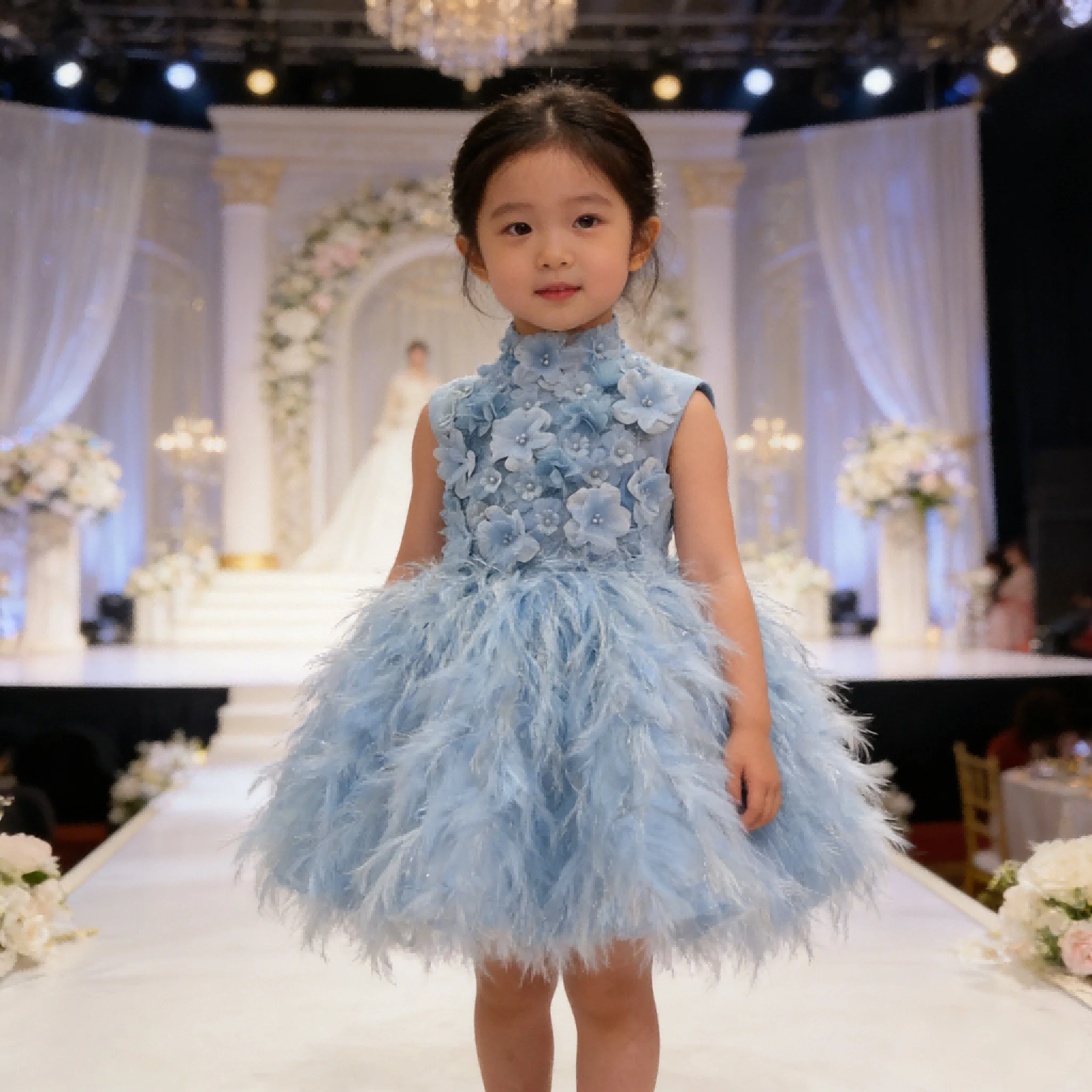 Kids Girls Party Dress Princess Children Birthday Gown for Pageant Formal Dresses Costume Flower Girl Wedding Piano Recital Host