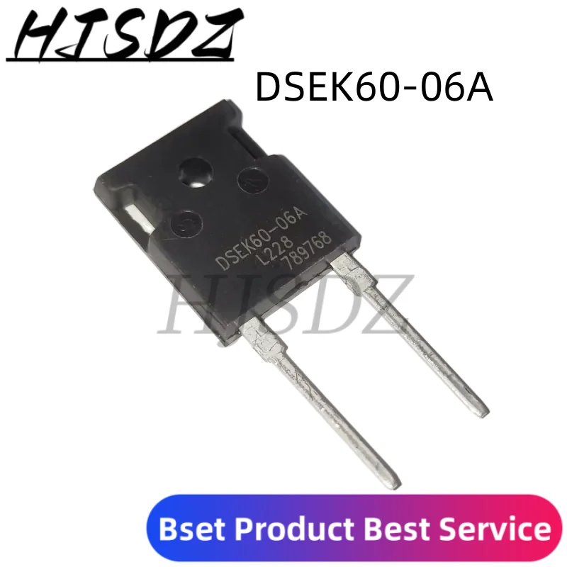 5piece DSEK60-06A DSEK60 TO-247 600V 30A 1.81V @ 74A 90ns