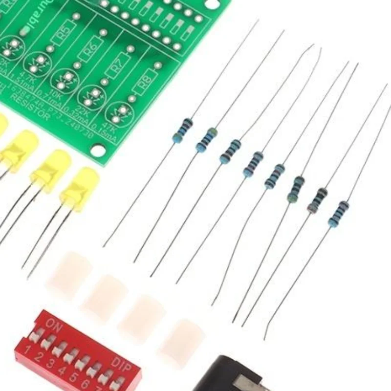 Electronic Soldering Kit LED Light Current Test  DIY Practice Board HandsOn Training for School Science Lab Electronic Projects