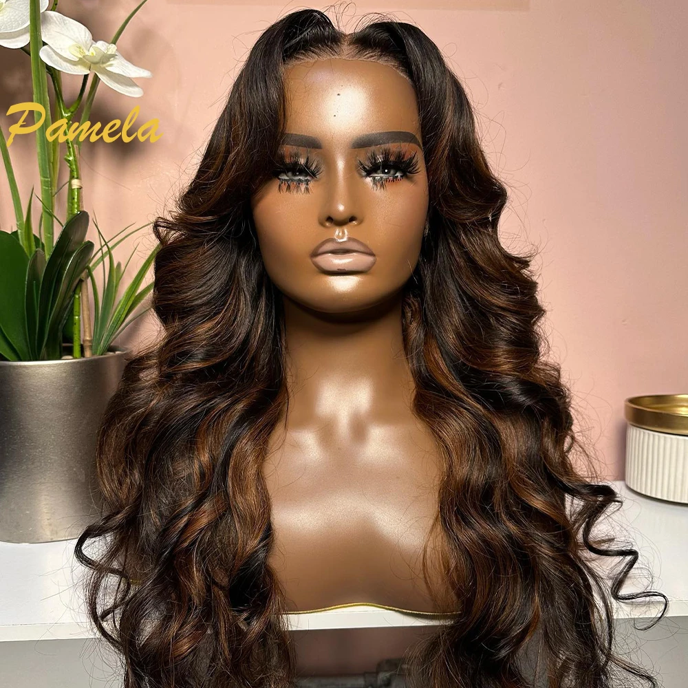 

Highlight Blonde 250% Density Loose Deep Wave 4/30 Colored 13x6 HD Transparent Lace Front Glueless Wig Human Hair Ready To Wear