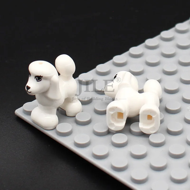 MOC Building Block Bricks Dog Bulldog Husky Poodle Alsatian German Shepherd Pet Animal Compatible with 65388 16606 92586 Friends