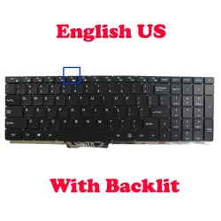 Black Rose-Gold Laptop Backlit US FR Keyboard For XU156 MB3501051 F0006-051 XK-HS431 English US French FR No Frame New