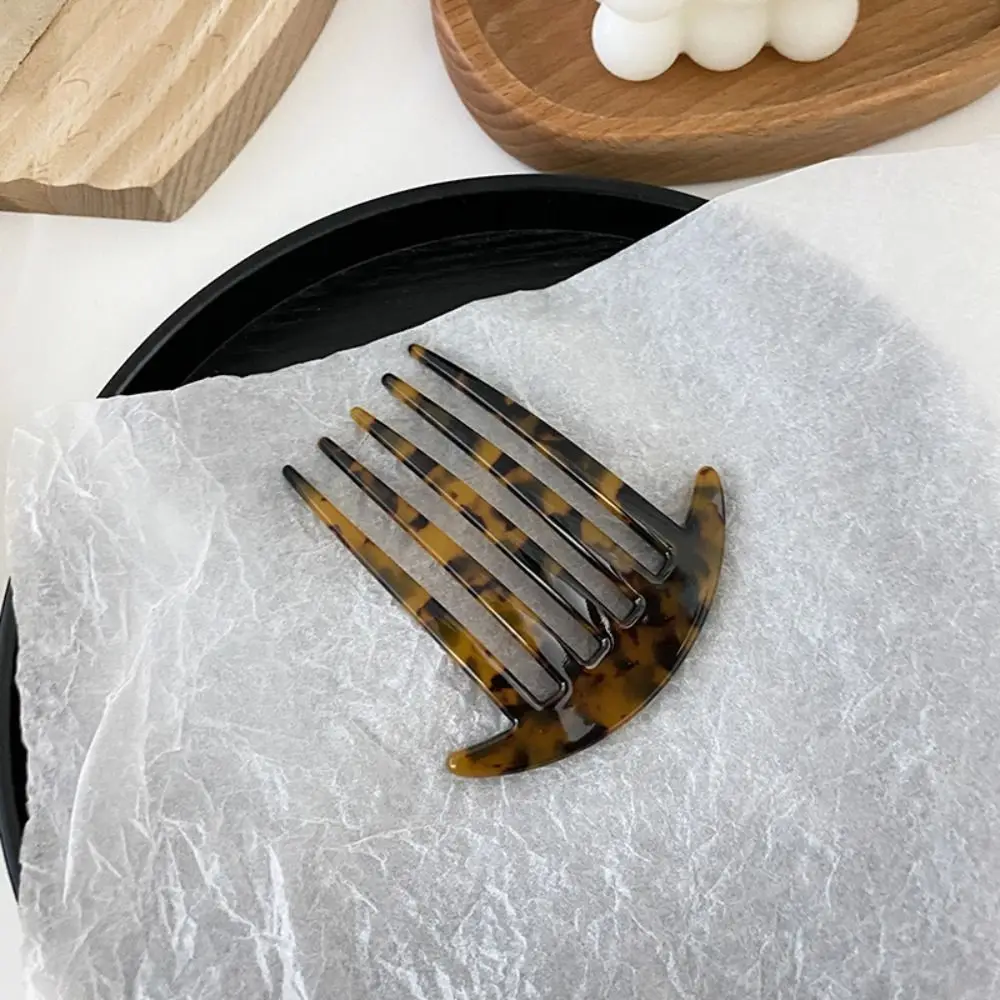 넓은 치아 아세테이트 헤어 빗 여행 정전기 방지 다채로운 미용 빗 패션 살롱 스타일링 플레이트 헤어 빗 소녀 선물