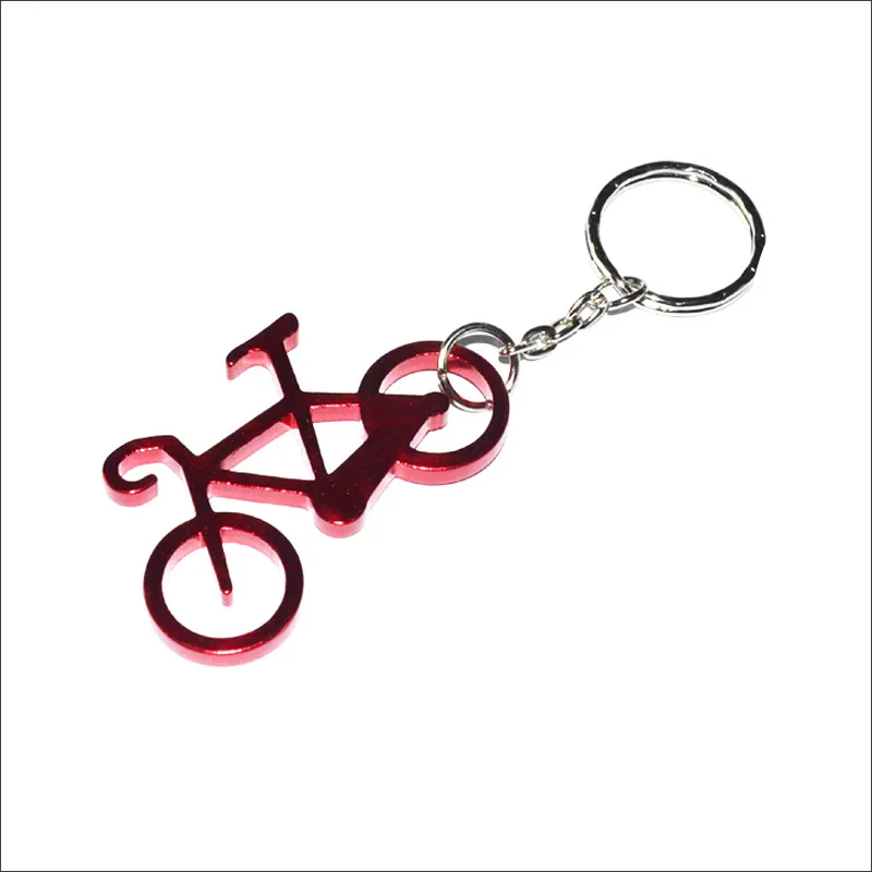 200pcs Fashion Hot Novelty Bike Bicycle Keychain Keyring Bottle Wine Beer Opener Tool Bar Tool Metal Keychains