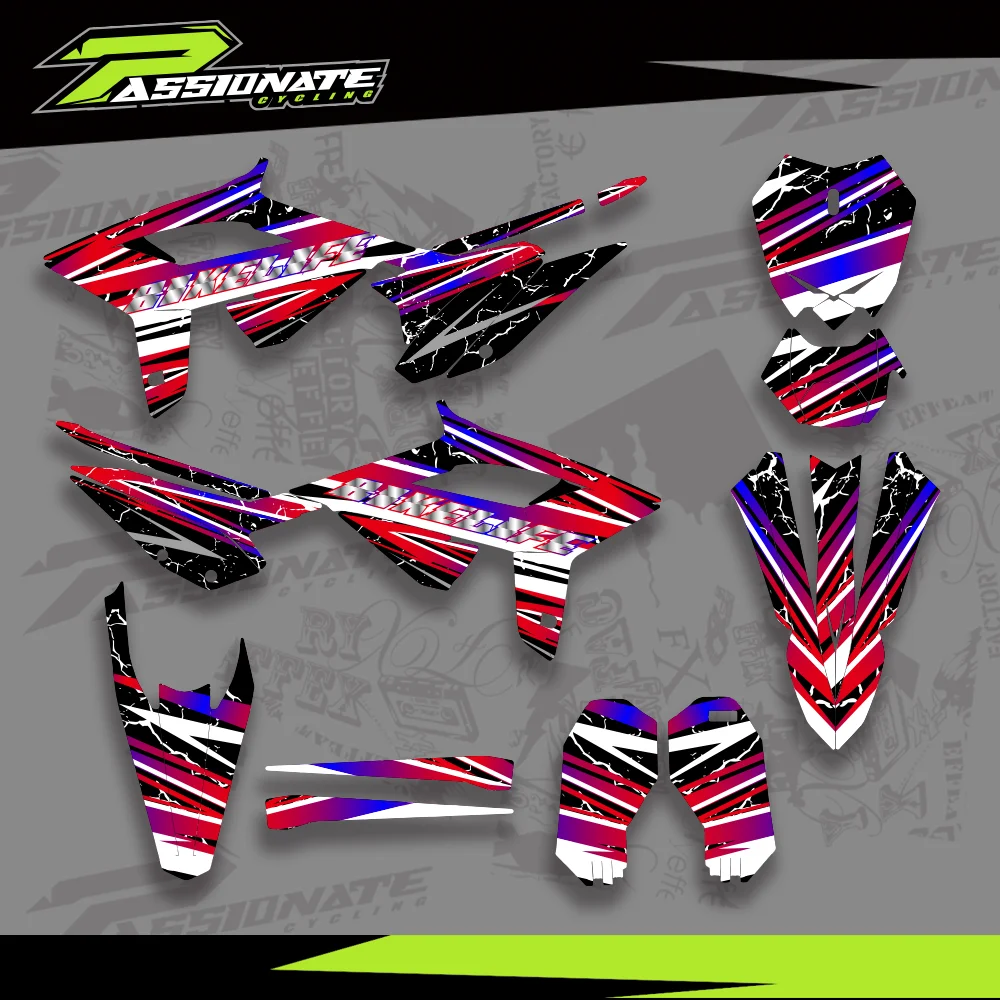 

For Beta RR 2020 2021 2022 125 200 250 300 350 390 430 480 Graphics Decals Stickers Motorcycle Background Custom Number