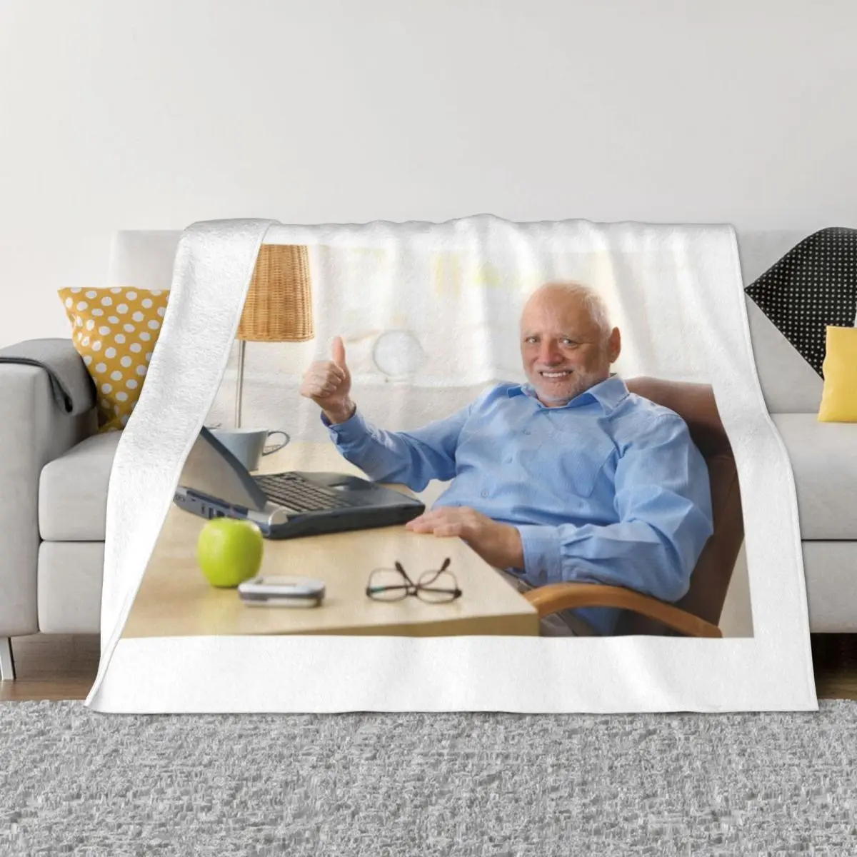 

Hide the Pain Harold Throw Blanket Luxury Blanket Blankets Sofas Of Decoration Hairy Blanket