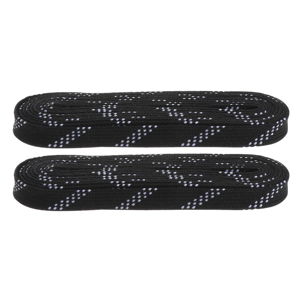 

2pcs Hockey Skates Laces Freezer Resistant Long Durable Waxed Shoelaces For Ice Hockey Skate Accessories Heavy Duty Replacement