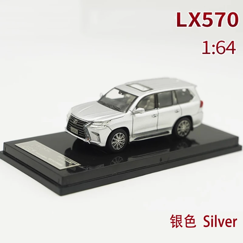 

HIKASI литой под давлением масштаб 1:64 LX570 внедорожник из сплава модель автомобиля коллекция имитаций сувенир украшения подарочный дисплей