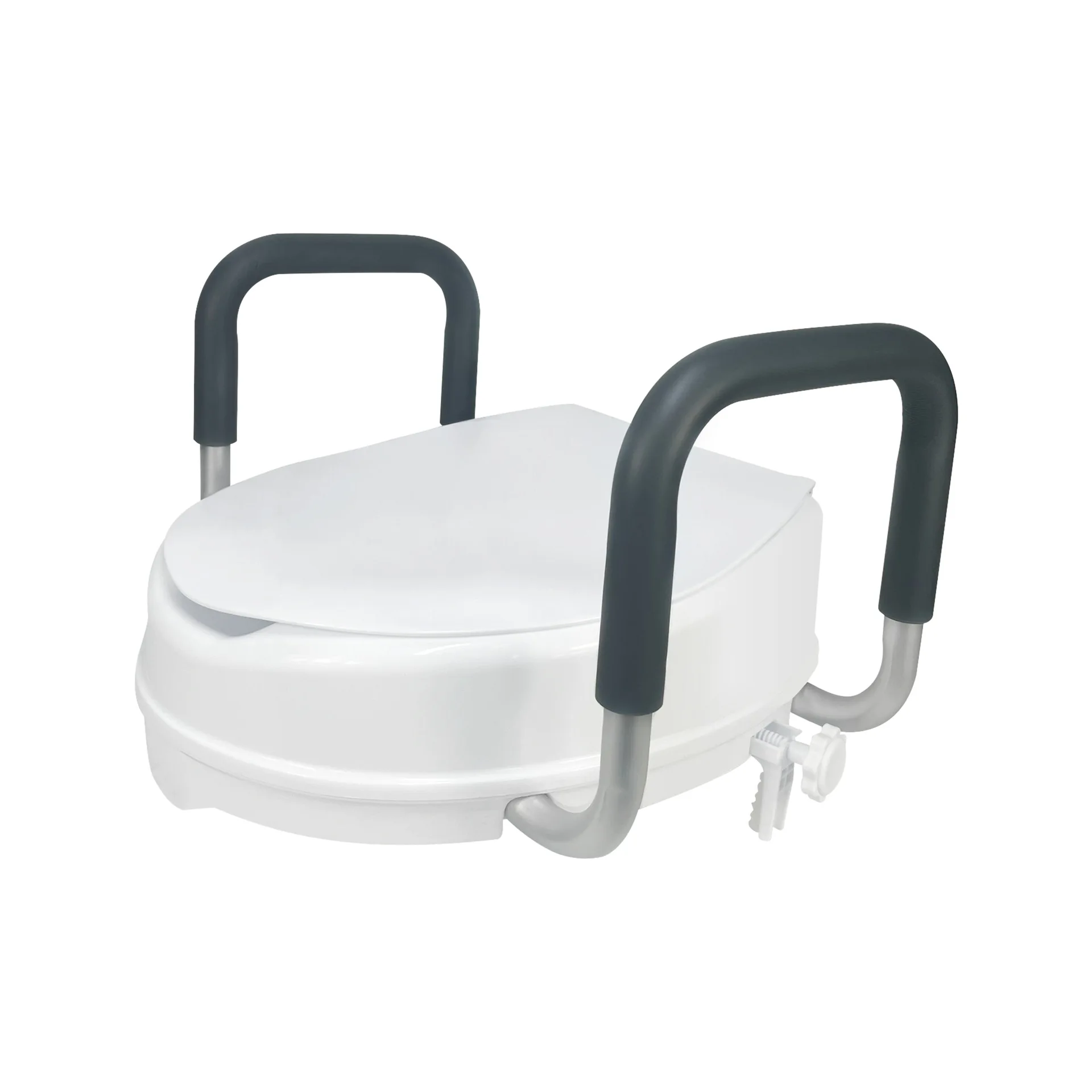 Raised Toilet Seat Cushion With Armrests Height Increaser For Elderly Pregnant Women Rehabilitation Care