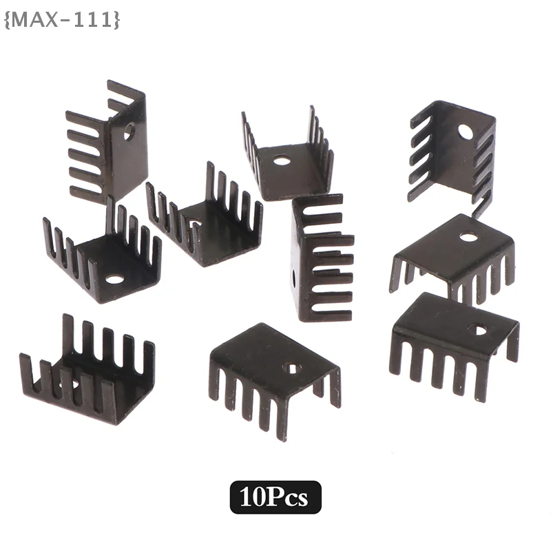 【F2-MAX111】10pcs TO-220 Aluminum Profile 7805 Heatsink 781 Radiator Heat Sink 19*15*10MM Aluminum Alloy Profile Cooler