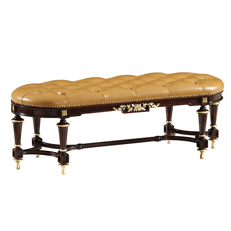

Sail stool bedroom shoe changing stool all solid wood princess sofa stool bed