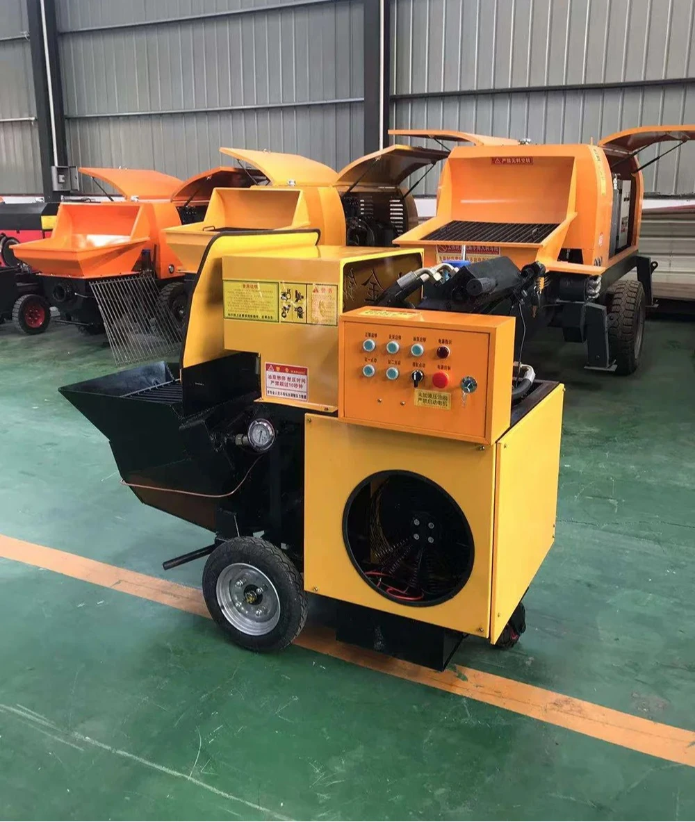 Factory Direct Mini Diesel Concrete Grout Pump - High Quality Boom Pressure for Engineering & Farm Use