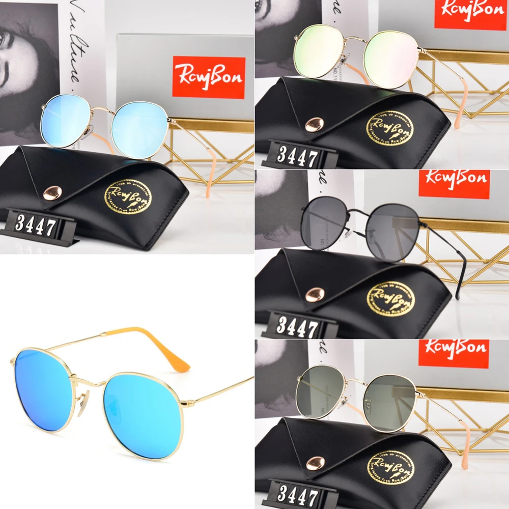 

Crafted Designer 3447 RCWJBON Polarized Sunglasses Luxury Men Ladies Pilot Sun Glasses Anti-Glare Ultraviolet Eyewear UV400