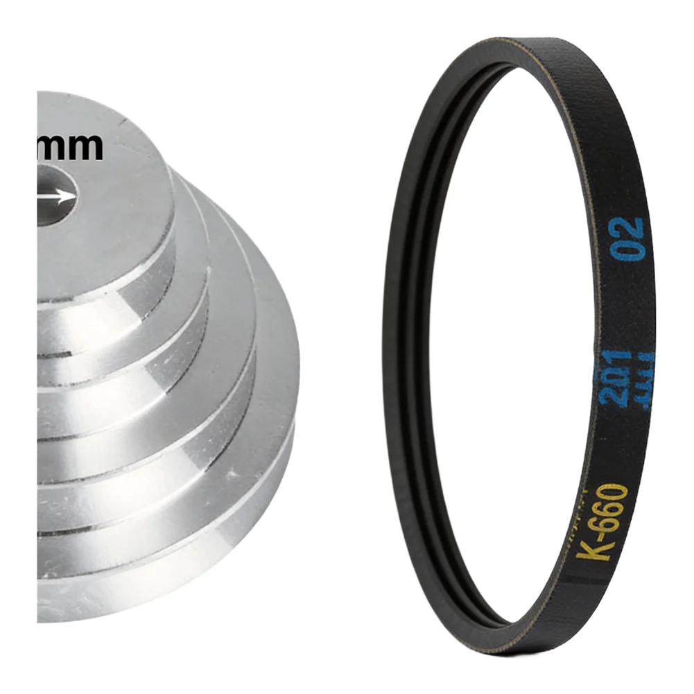 High Pedestal Pulley Pagoda Pulley Wheel Transmission Wheels V-belt K660 Z4116 High Pedestal Aluminum Material