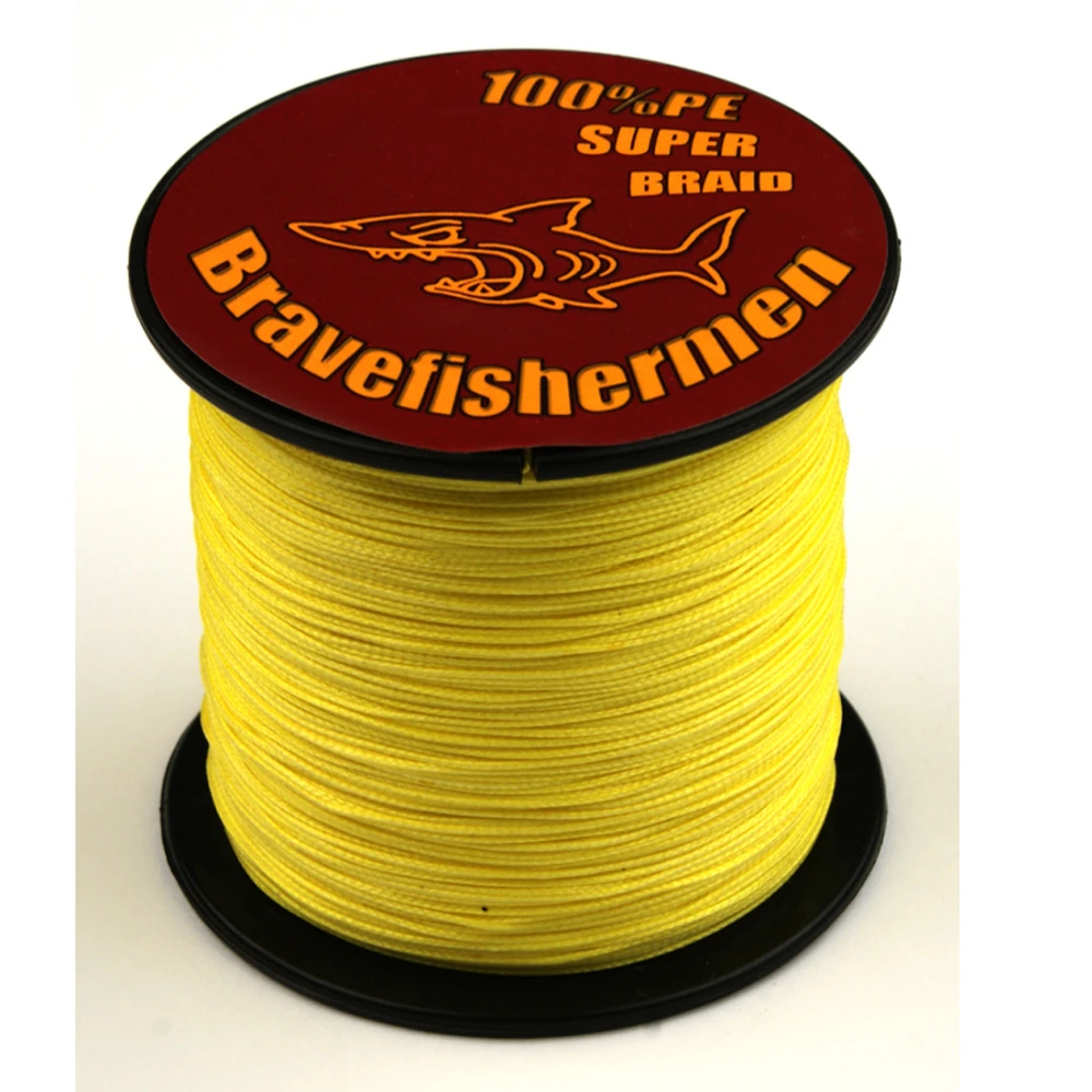 4 Strands Yellow Braided PE Fishing Line 300M Fly Wire Multifilament Carp Wire Multicolor Sea Line Fishing Universal Accessories