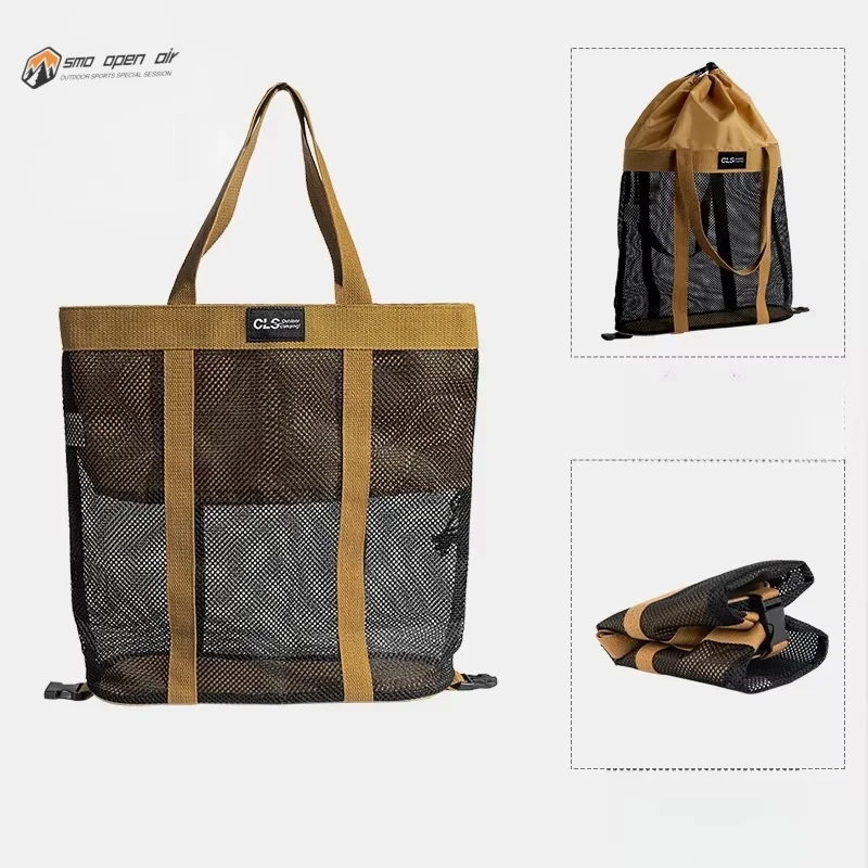 

Camping Storage Tote Bag Home Outdoor Eco Shopping Bag Portable Eco Large Capacity Folding Folding Storage Bags New