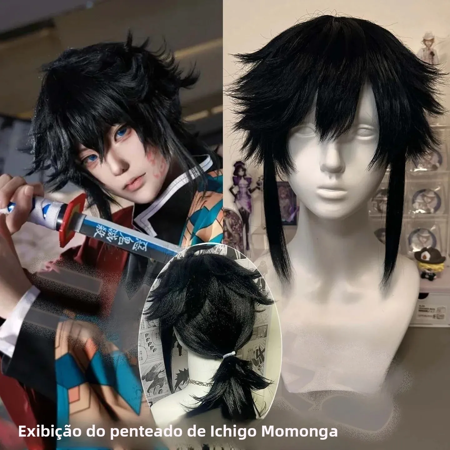 colonne-d'eau-en-filet-de-rose-epaisse-moelleuse-facile-a-modeler-queue-accessoires-de-cosplay-de-style-japonais-soie-haute-temperature-fugang-yiz