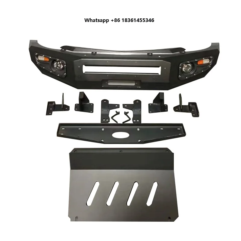 

For 2019- PAJERO Sport Front Bumper Steel Powder Coated Anti-Collision Bar Offroad