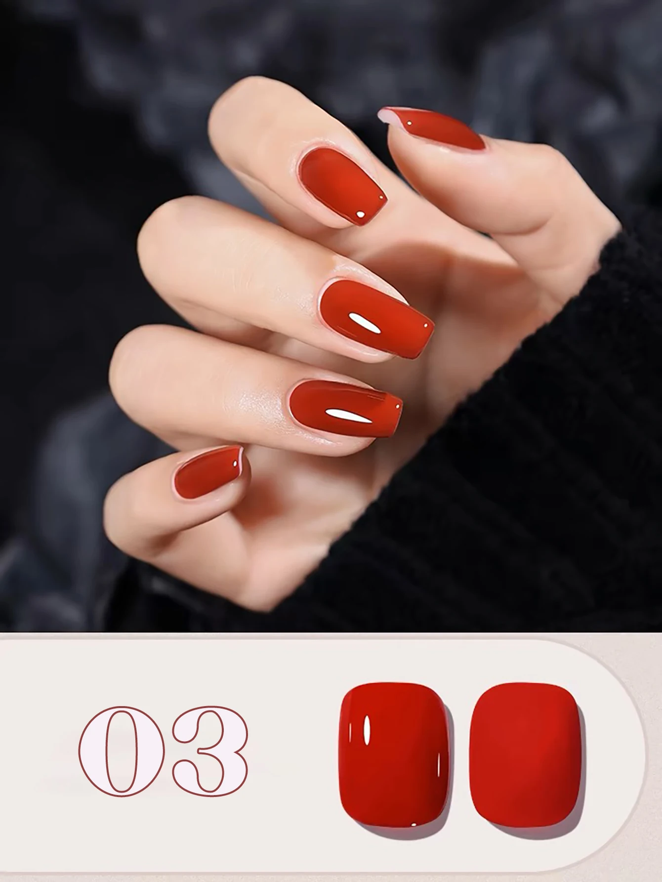 SHAKA 10ML 12-Color Dark Red G - Nail Art Burgundy recension och pris