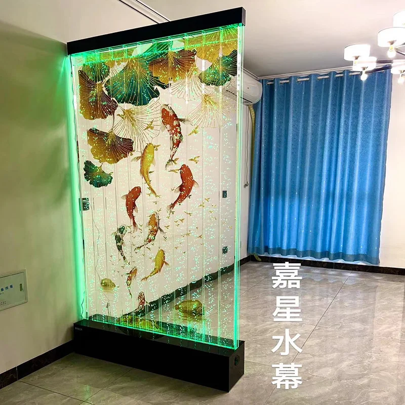 

Custom. Internet Celebrity Curtain Wall Screen Customization Bubble Wall Entrance Partition Calligraphy and Painting