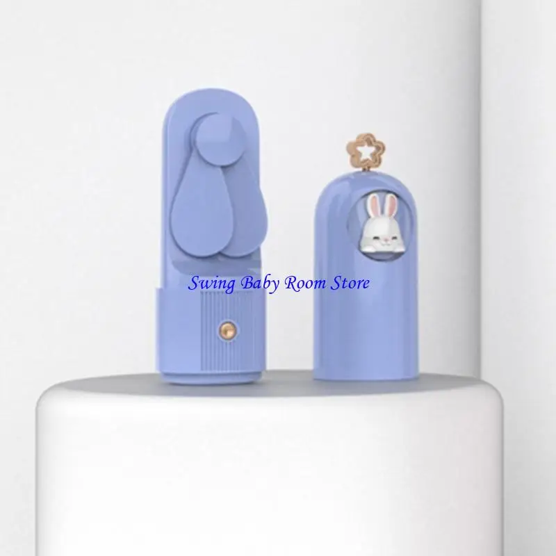 K1AD портативный вентилятор Портативный вентилятор Регаментируемый маленький карманный вентилятор с 3 -скоростным вентилятором