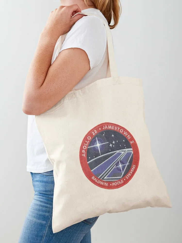 

For All Mankind Jamestown 2/Apollo 22 patch Tote Bag shopper bags for women tote bag men Custom bag large tote