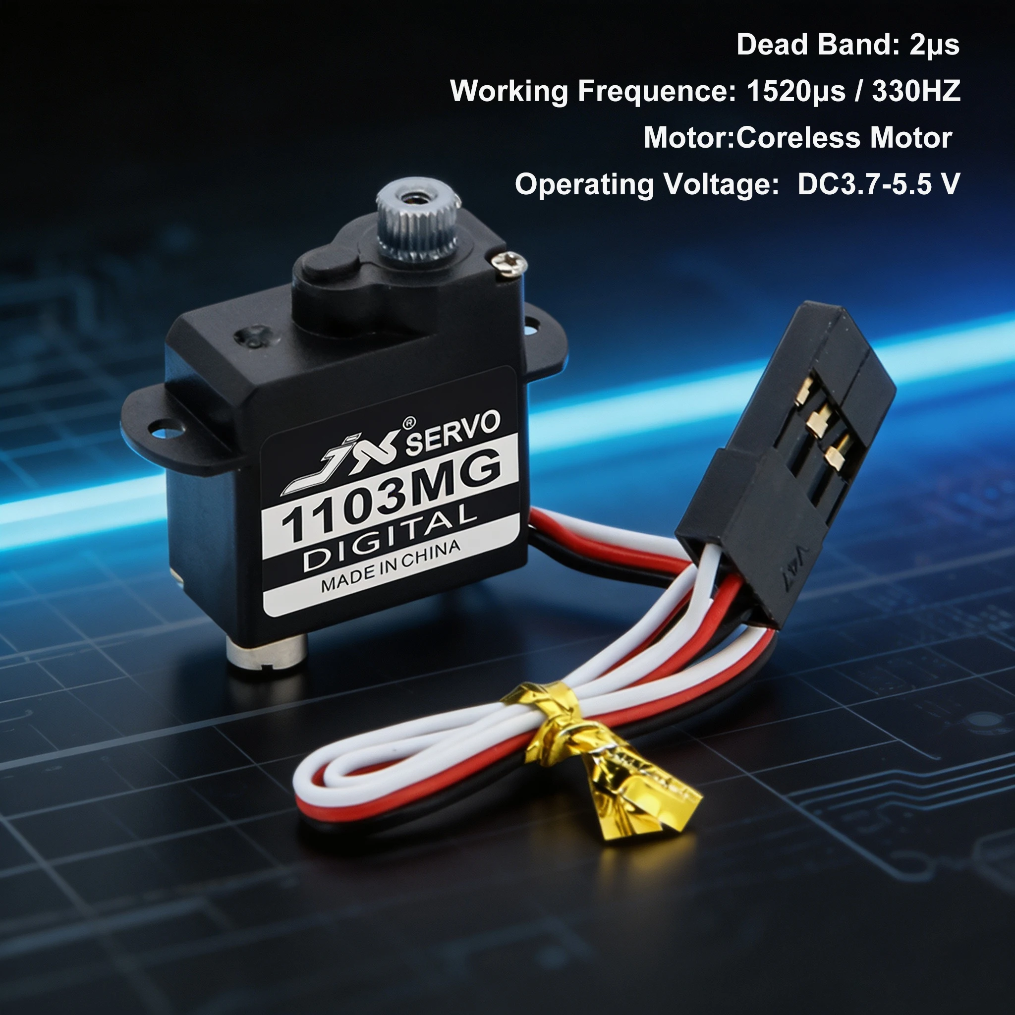 JX Servo PDI-1102MG /PDI-1103MG Micro Metal Gear Digital Servo 3.7-5.5V Coreless Servo For RC Car Robot Aircraft
