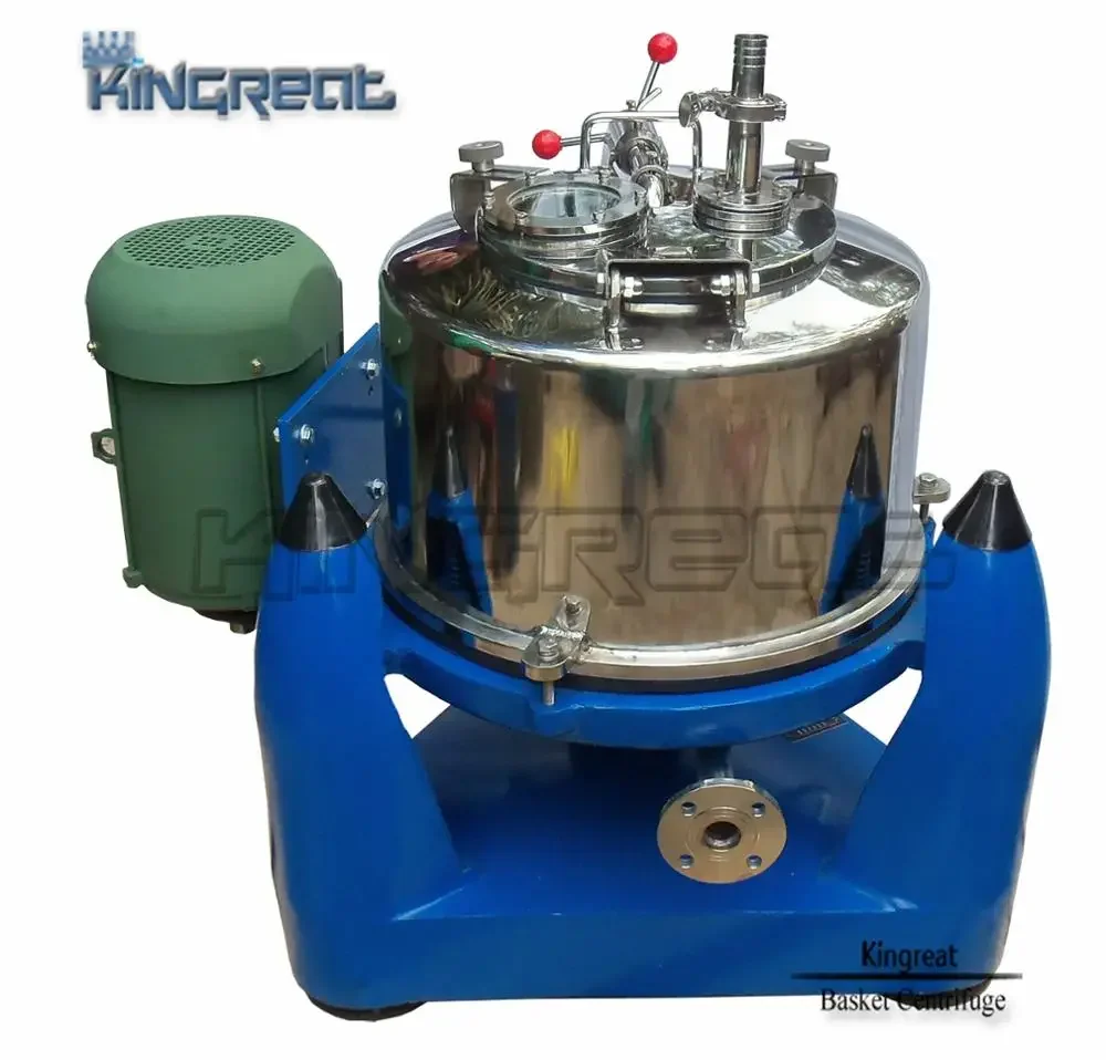 Economic batch operate Sedimentation type basket centrifuge