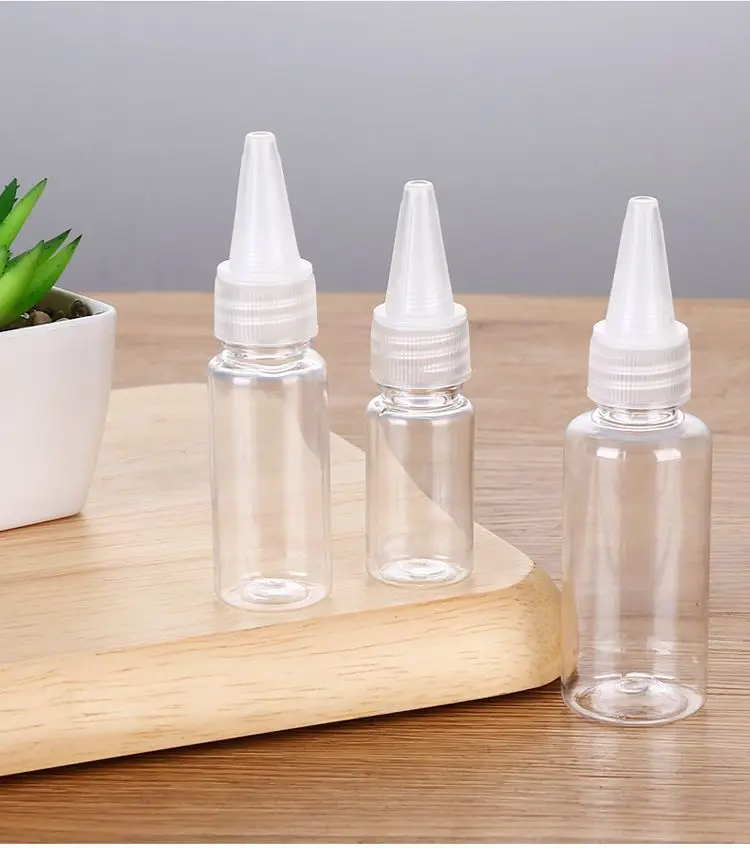 5PCS  Squeeze Bottles with Pointed Sanitizer Bottle Travel Refillable Container for Shampoo Lotion Cream Body Soap