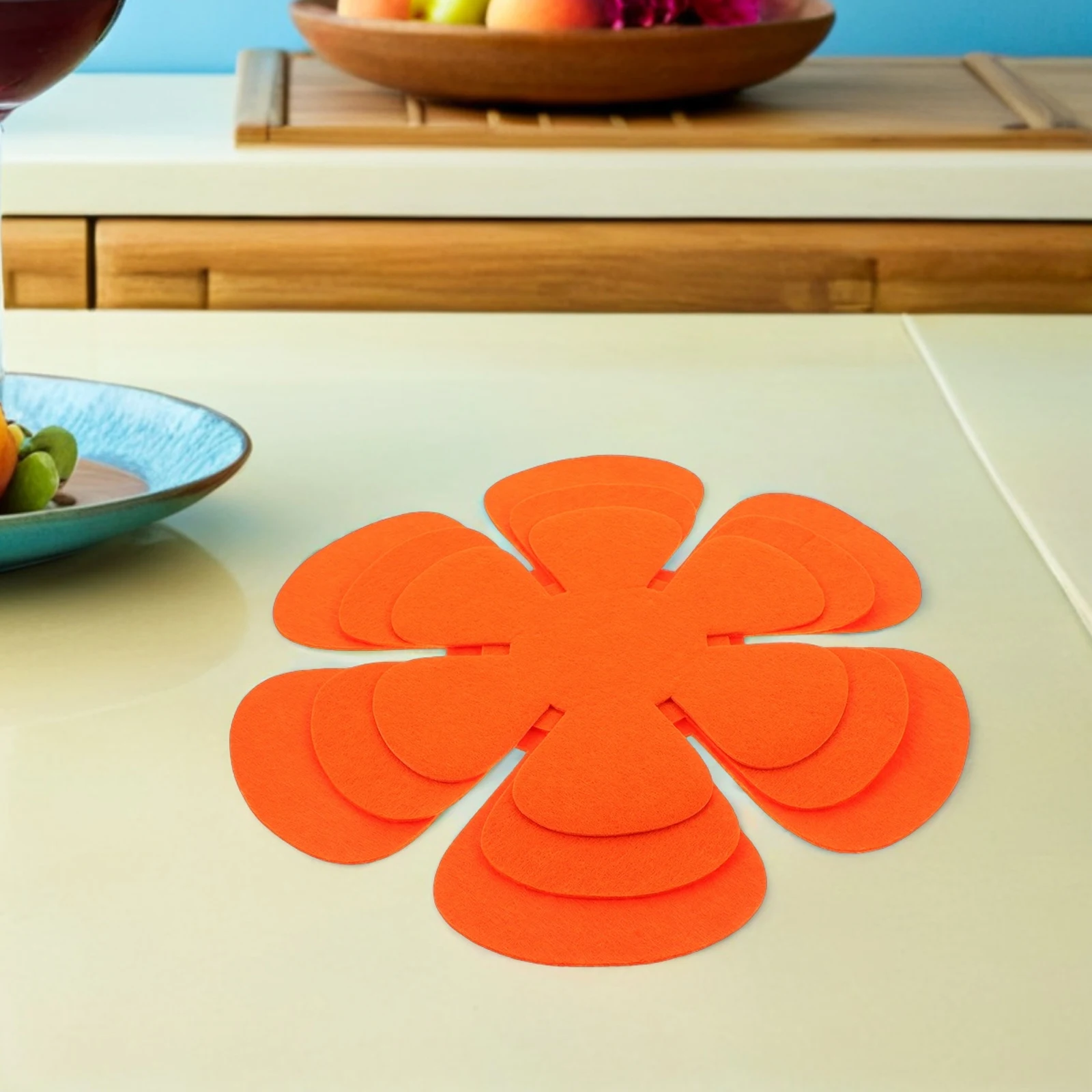 

24pcs Nonwoven Pot Pan Protectors Thickened Heat Resistant Mats For Stacking Cookware Kitchen Organizers Pads Insulation Storage