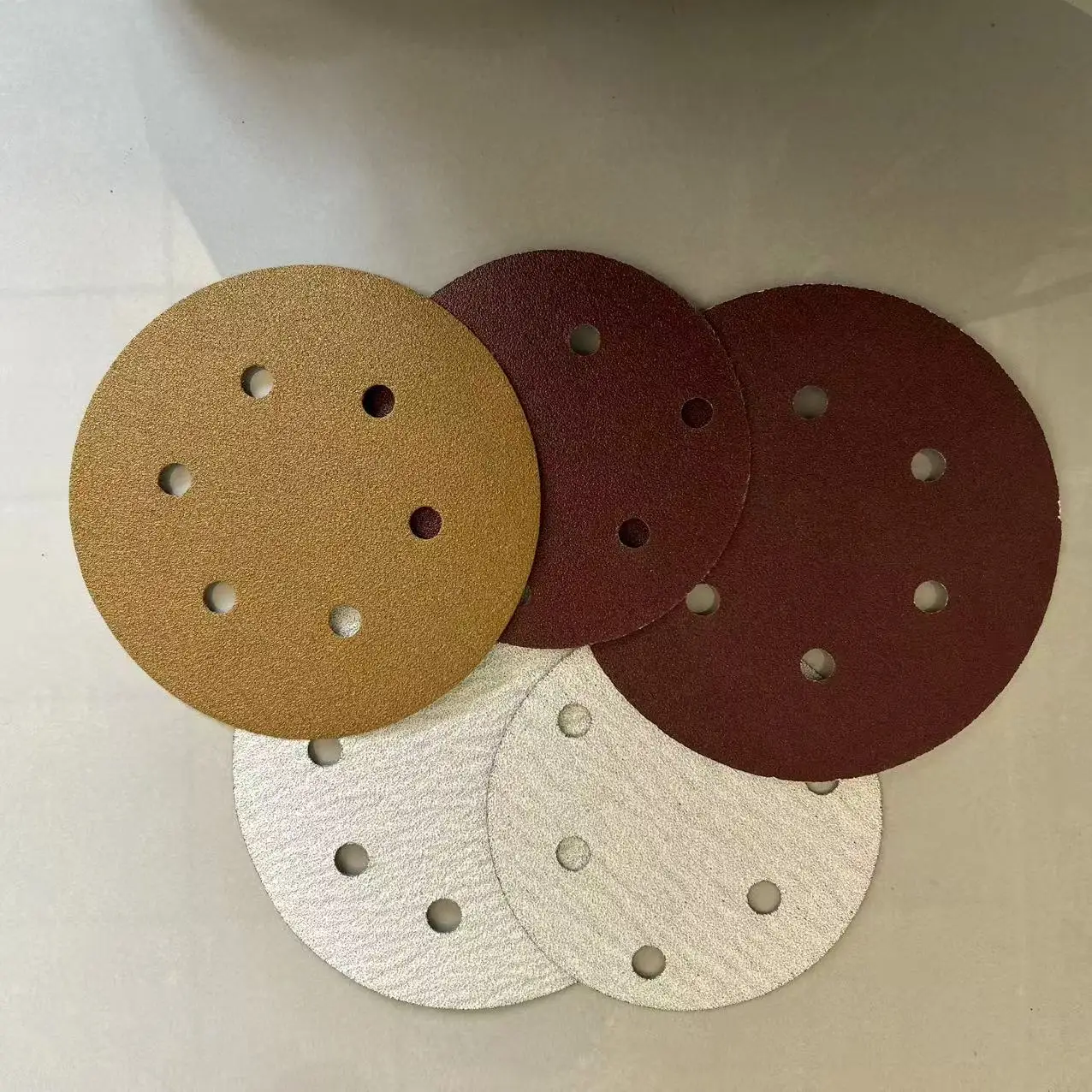 230mm 9 Inch Oxido Ceramic Hook and Looped Sandpaper Customizable Abrasive Discs Film for Polishing and Sanding