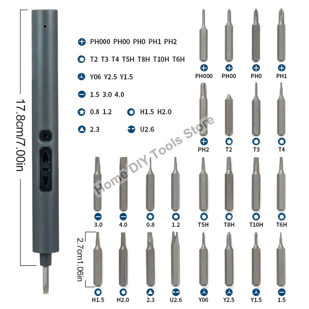 28 in 1 Precision Screwdriver Set for Phone Laptop Magnetic Multifunctional Electric Screwdriver Tool Mini Hand Tools Case