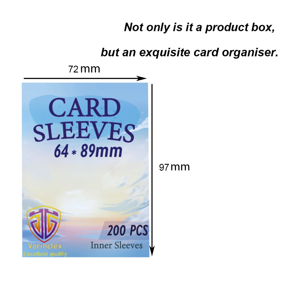 200PCS Transparent Standard Size Inner Card Sleeves Perfect for Double-sleeving, 64X89MM TCG Card Sleeves Card Protector for MTG - AliExpress 26 200PCS Transparent Standard Size Inner Card Sleeves Perfect for Double-sleeving, 64X89MM TCG Card Sleeves Card Protector for MTG - AliExpress 26