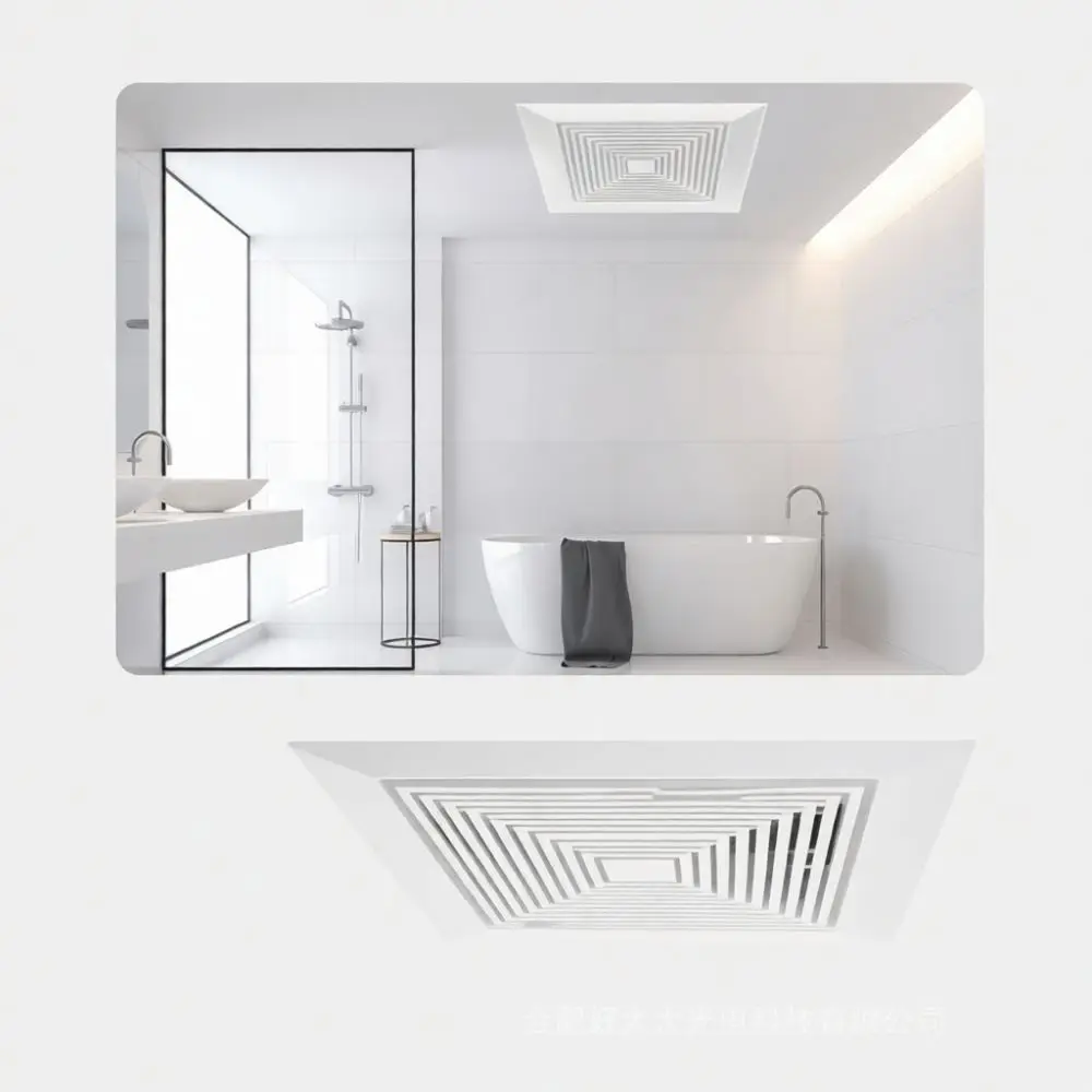 Powerful Silent Ceiling Exhaust Fan Kitchen Bathroom Ventilation Duct Pipe Integrated Ventilation System For Home Air Quality
