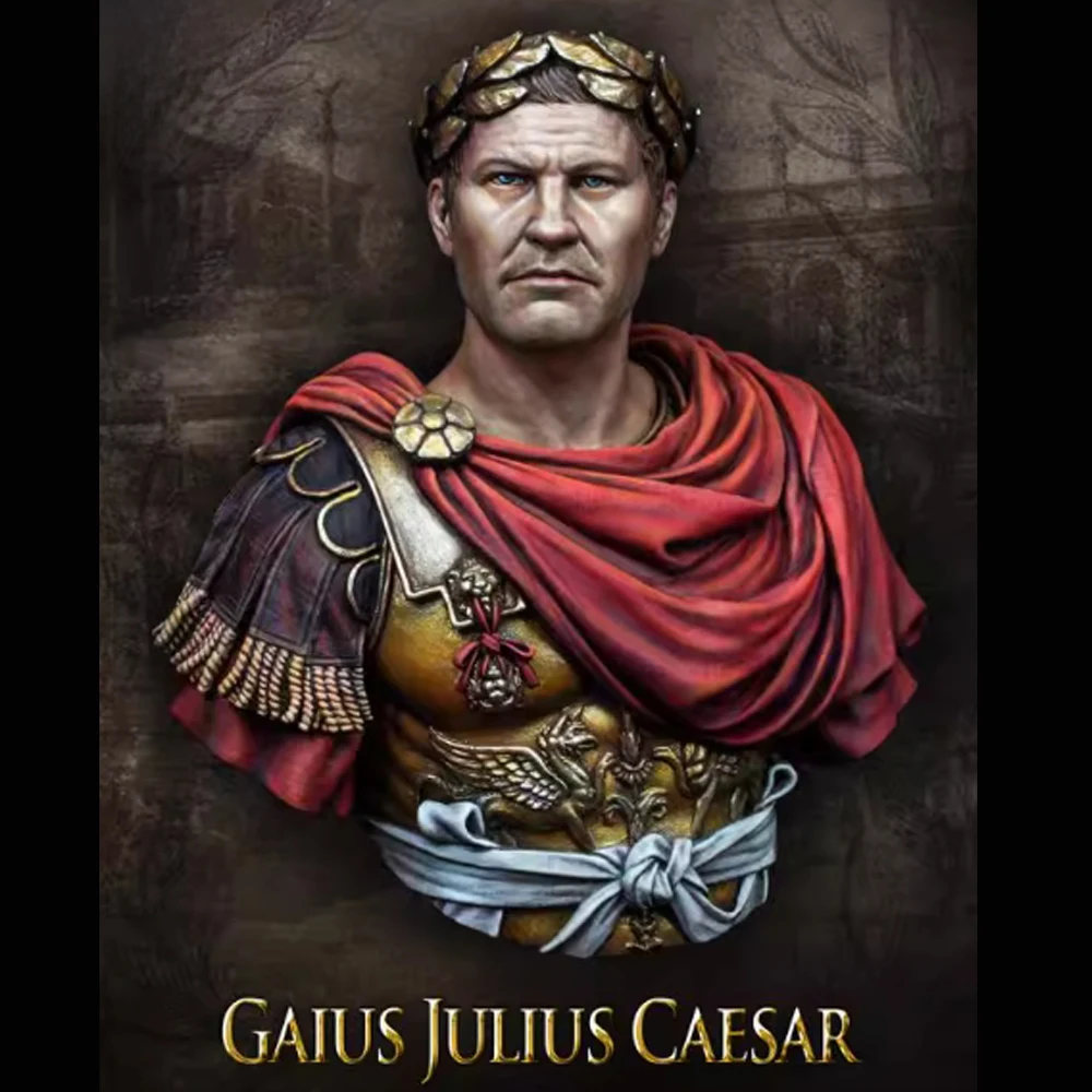1/10 GAIUS JULIUS CAESAR, busto de figura modelo de resina, GK, kit desmontado e sem pintura