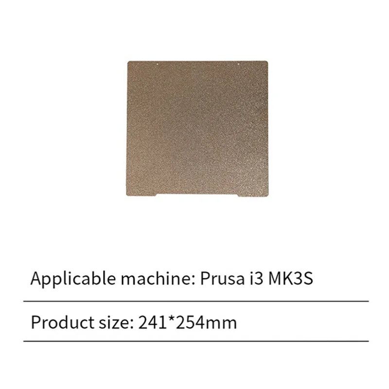 

XB-Build Plate PEI лист 241*254 мм двухсторонний лист пружинной стали для Prusa I3 MK3/MK3S/MK4 аксессуары для 3D-принтеров