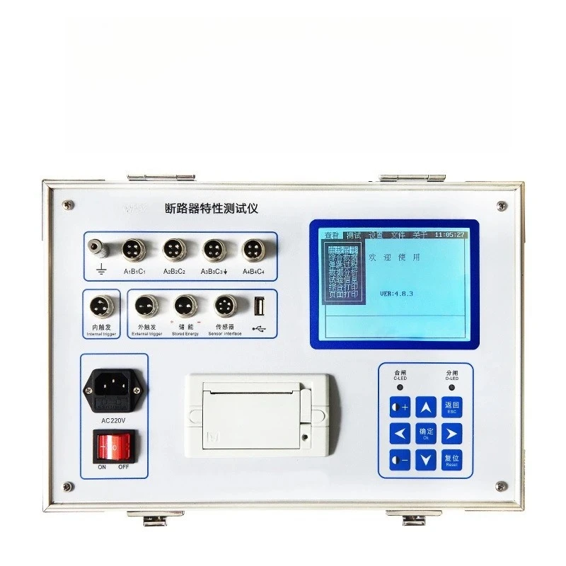 

High voltage switch mechanical characteristic tester, circuit breaker characteristic tester