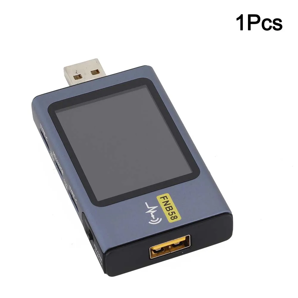 

FNB58 USB-вольтметр-амперметр-тестер с быстрым обнаружением заряда, совместимый с поддержкой PD QC AFC VOOC Dash, протоколы VOOC