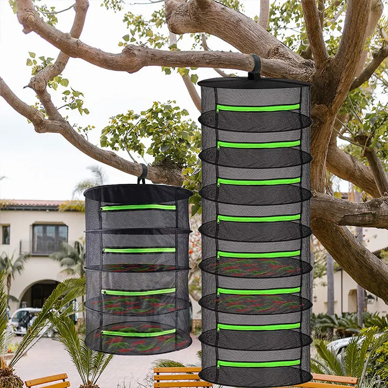 Red de secado para alimentos secos, hierbas, pescado, fruta, hierbas, especias, plantas, verduras, secador de carne a base de hierbas, organización de almacenamiento de lavandería, hogar y jardín
