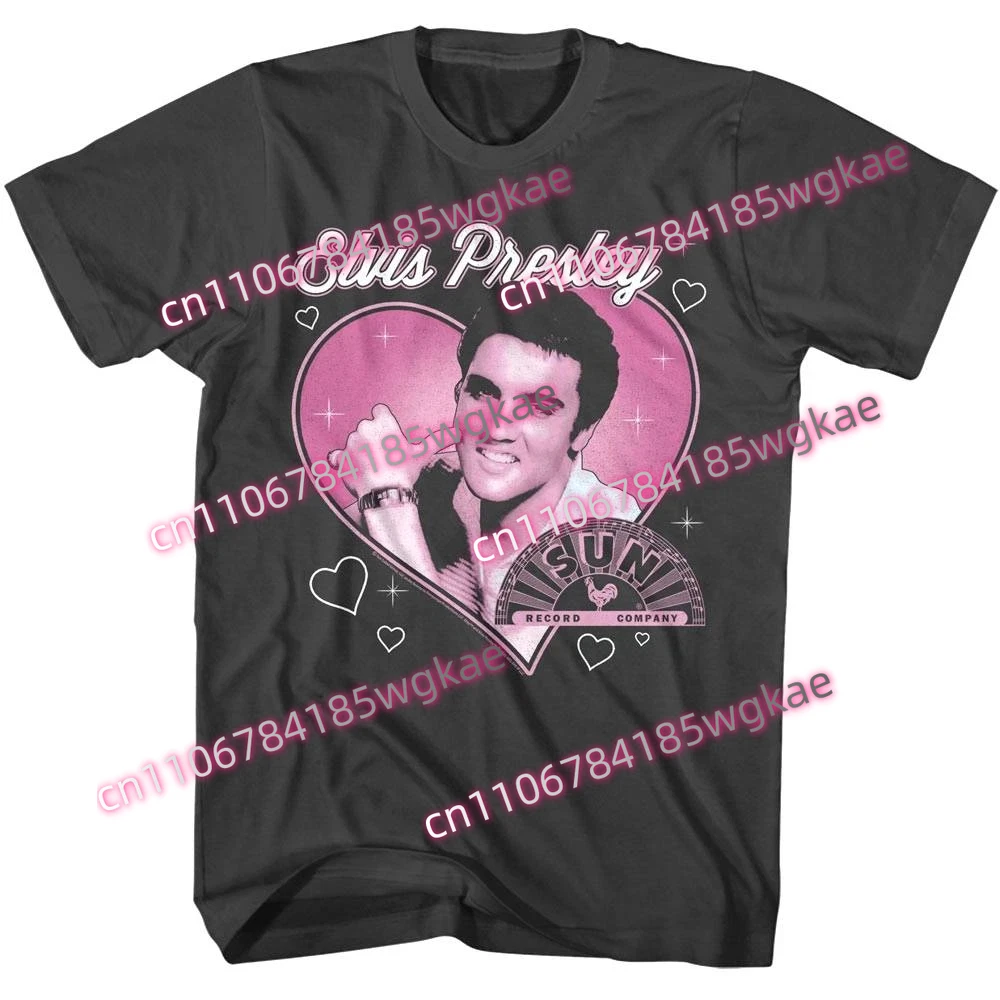 

Elvis Presley Heart Throb Men's T Shirt Fashion Trend Y2K Men Clothing T Shirts Unisex discount