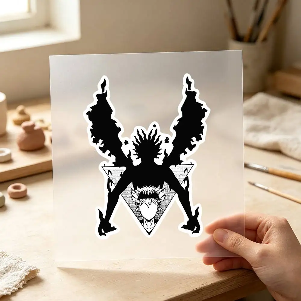 Anime Asta’s Power Waterproof Stickers For Decorating Car Windows Motorcycles And Computers.