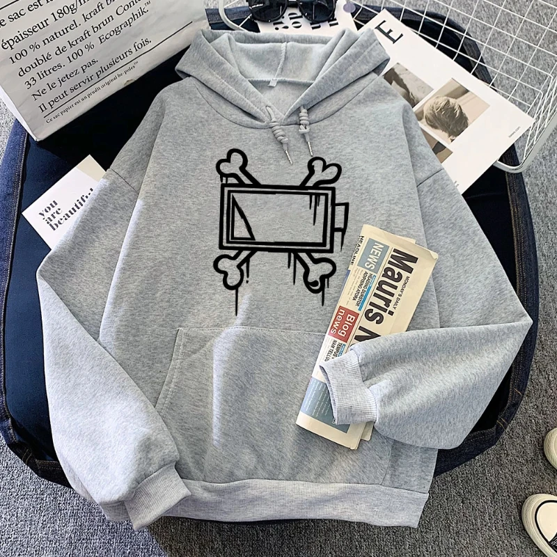 Mord Drohnen Horror Komödie Animation Hoodies Anime Grafik Druck Sweatshirts Moletom Feminino Winter Mit Kapuze Pullover Weibliche