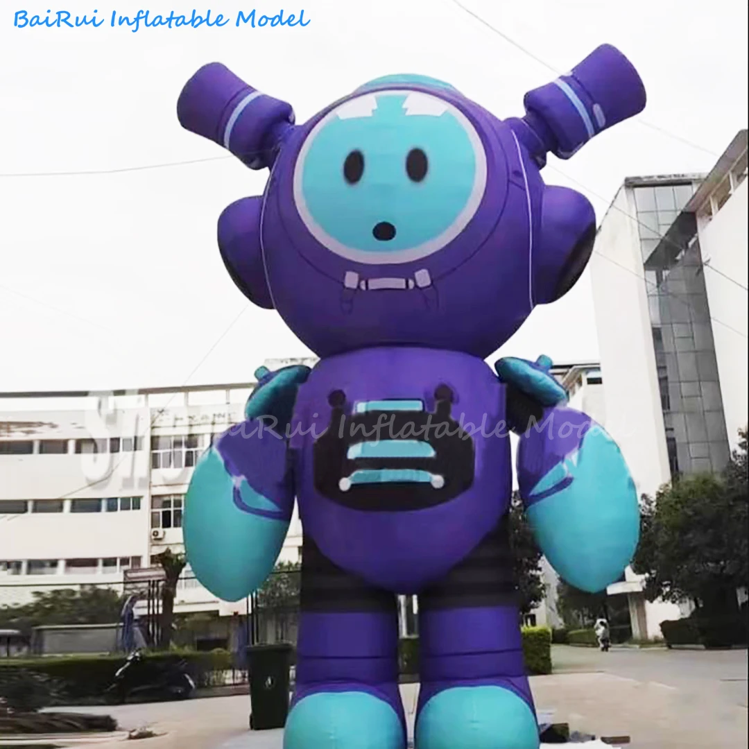 Riesiger aufblasbarer Roboter, Anime-Alien, Raumfahrer, Bühnendekoration, Nachtclub-Dekoration, Event-Werbepuppe, Requisiten für Ausstellungen – Detail 4