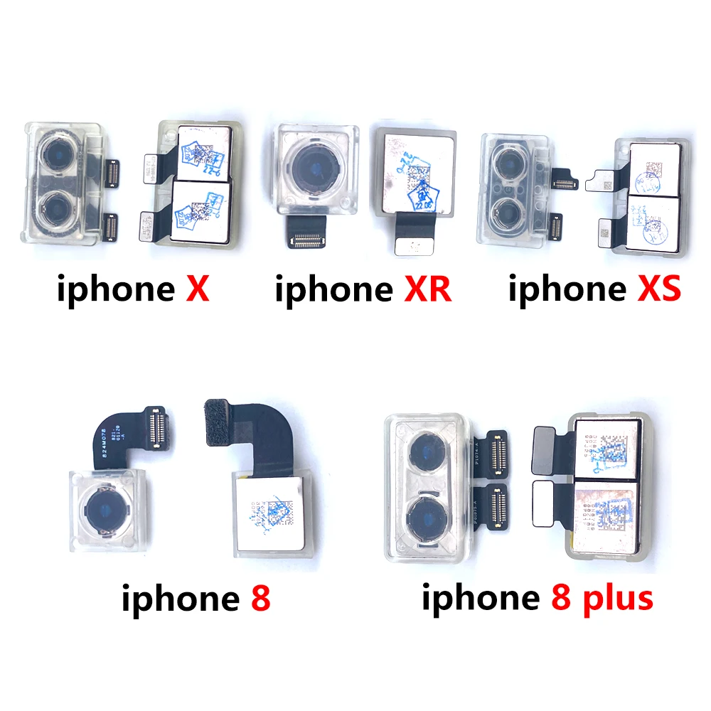 Tested Rear Big Back Camera Flex Cable Main Camera Module Replacement Parts For IPhone 6 6S 7 8 Plus X XR XS Max