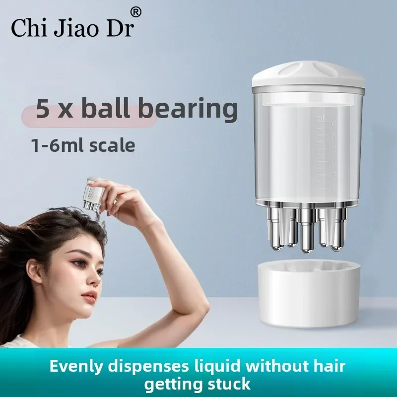 ChiJiao Dr Detergent Medication Guide Comb Medical Roller Head Massage Hair Delivery Device Scalp Dressing Device