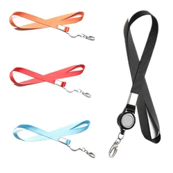 1pc Nurse Staff Work Card Lanyard with Retractable Badge Reel Girls ID Name Badges Neck Strap Mini Animal Pet Leash