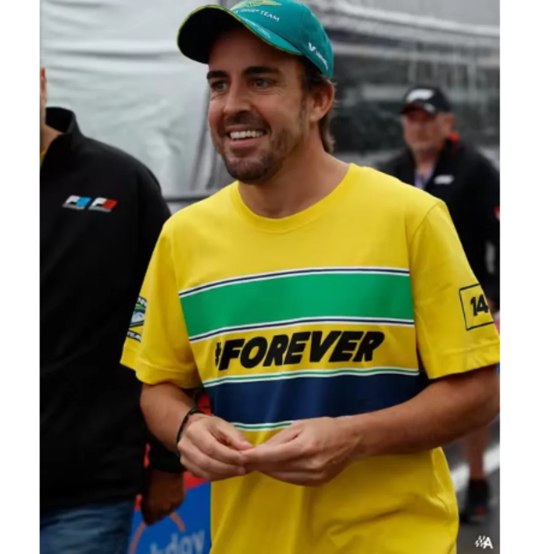 FOREVER SENNA T-Shirt 2024 Fashion Men T Shirt Casual Ayrton Senna Brazilian Formula 1 Legend T-shirt Graphic Oversized Senna 30
