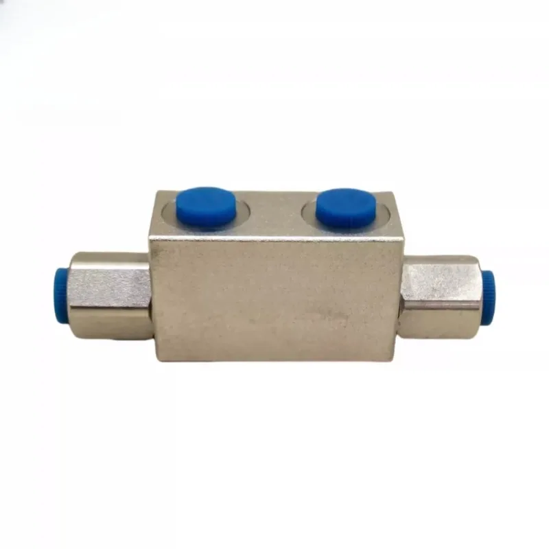 VBPDE-G1/4 L Double Pilot Check Valve   Hydraulic Lock Valve for Cylinder